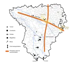 Carte en couleurs.