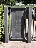 Entrée du cimetière.