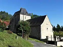 L'église vue du nord-ouest.