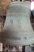 La cloche Anne de l'église.