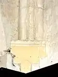 Amorce d'ogive du XIIe&nbsp;siècle.