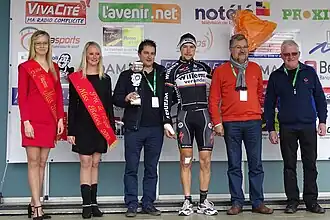Daan Myngheer est leader du classement de la montagne.
