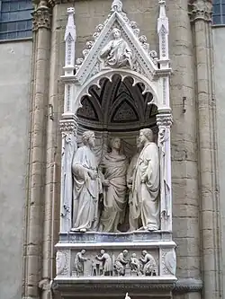 Tabernacolo représentant quatre saints