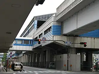 Vue extérieure de la station