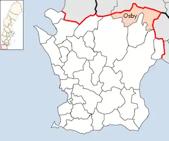 Localisation de Osby