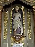 Église Saint-Sulpice : statue de saint Nicolas.