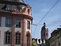 Palais Ostein et clocher de St Stefan