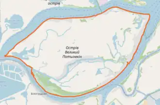 Carte de l'île.