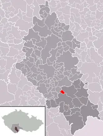 Localisation de Ostrolovský Újezd