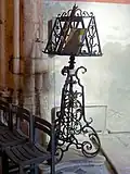 Lutrin en fer forgé.