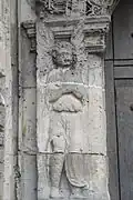 Ange cariatide de gauche.
