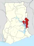 Vu de la région d'Oti en 2018