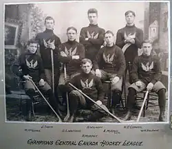 Photographie des Capitals d'Ottawa en 1898