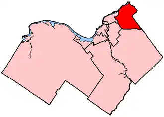Carte de la circonscription