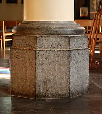 Base de colonne.