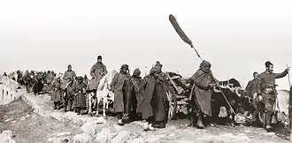 Retraite de l'armée ottomane de Lüleburgaz vers Tchataldja