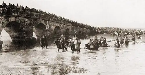 Retraite des ottomans.