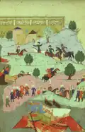 Débarquement des soldats ottomans en 1570-1571