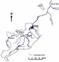 Localisation du barrage dans le bassin de l'oued Miliane.