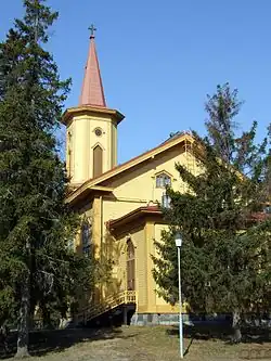 L'église d'Oulunsalo (1891).