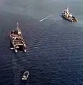L’Ouragan et l'HMS Intrepid