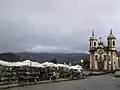 Architecture minière, avec l'église Saint-François d'Assise d'Ouro Preto.
