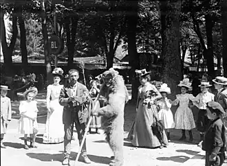 Ours, Luchon, 1900.