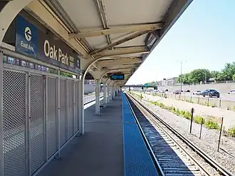 Image illustrative de l’article Oak Park (ligne bleue du métro de Chicago)