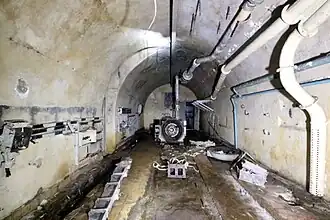 Travée de l'usine.