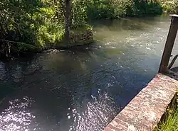 Ouvrage abandonné dans le grand-marais.