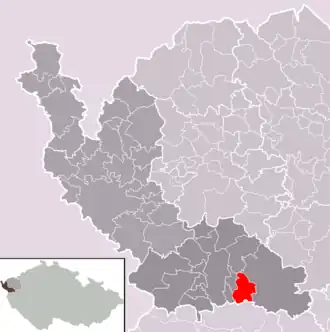 Localisation de Ovesné Kladruby