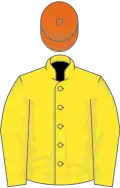 Yellow, orange cap