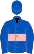 Bleue roy brassards roses