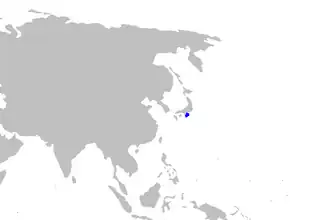 Description de l'image Oxynotus japonicus distmap.png.