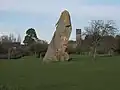 Les vestiges de la batterie allemande d'Ozeville.