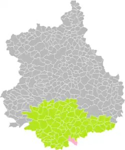 Ozoir-le-Breuil dans son arrondissement.