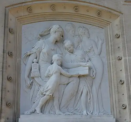 La Vie de famille (1880), sépulture Hautoy, Paris, cimetière du Père-Lachaise.