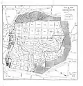 Plan du cimetière en 1926.