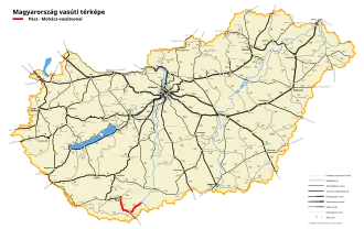 Voir la carte de la ligne.
