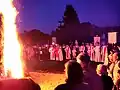 Le tantad de la fin de la cérémonie.