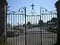 Le cimetière, ancien site de l'église paroissiale