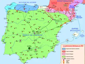 Les comtés catalans en 814