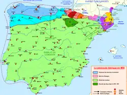 Les comtés catalans de 814 à 850