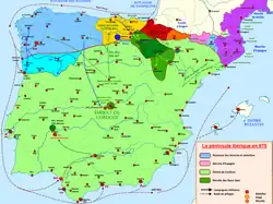Comtés catalans de 850 à 875