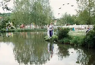 Pêche à la truite en 1985.