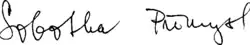 signature de Přemysl Sobotka