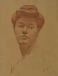 Femme, Paris, 1903. Crayon sur papier, 29,5x22,2 cm.