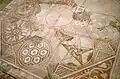 Mosaïque aux étoiles de la villa gallo-romaine des Prés Bas.