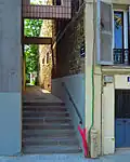 Le sentier depuis le boulevard Soult.