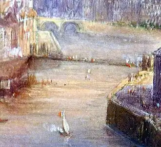 Le pont en 1848 (4e&nbsp;pont).
